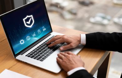 Endpoint security service protecting business devices network