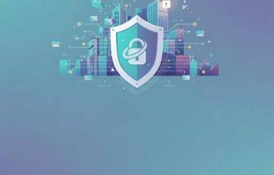 Business incident response and recovery cybersecurity illustration