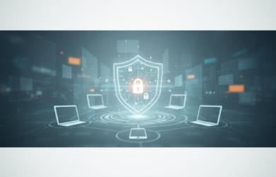 Endpoint security service protecting business devices securely