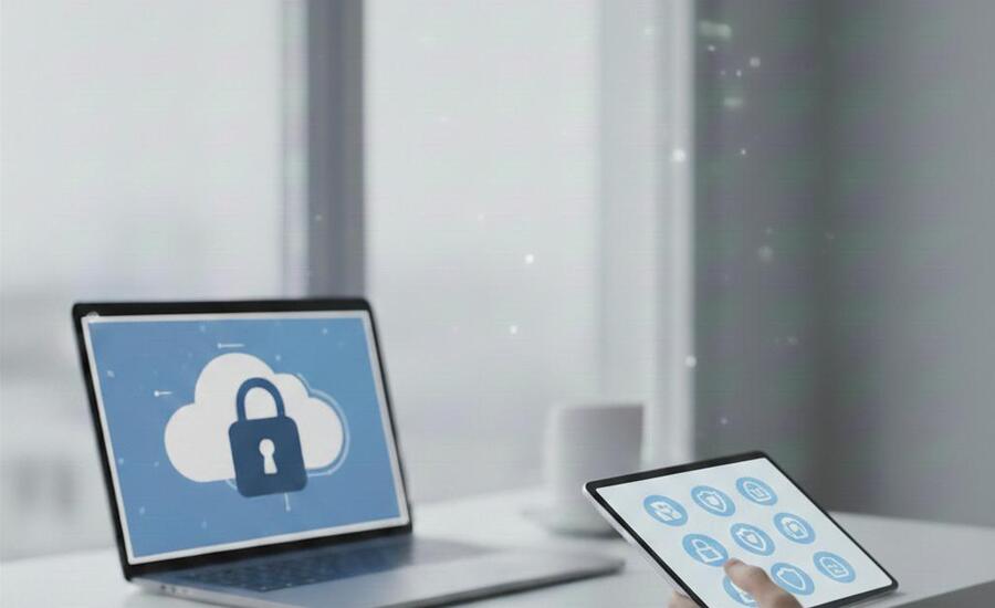 Cloud security architecture protecting business data in the cloud