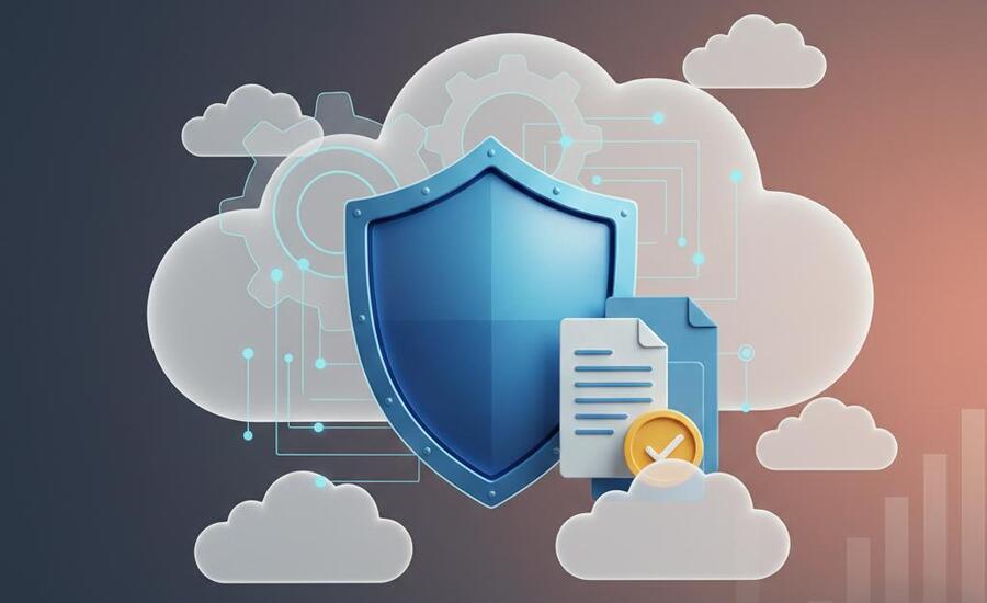 Alt Text Cloud security protection for modern business data systems and networks