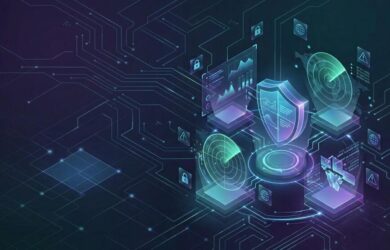 Threat intelligence and monitoring dashboard analysing cyber security threats